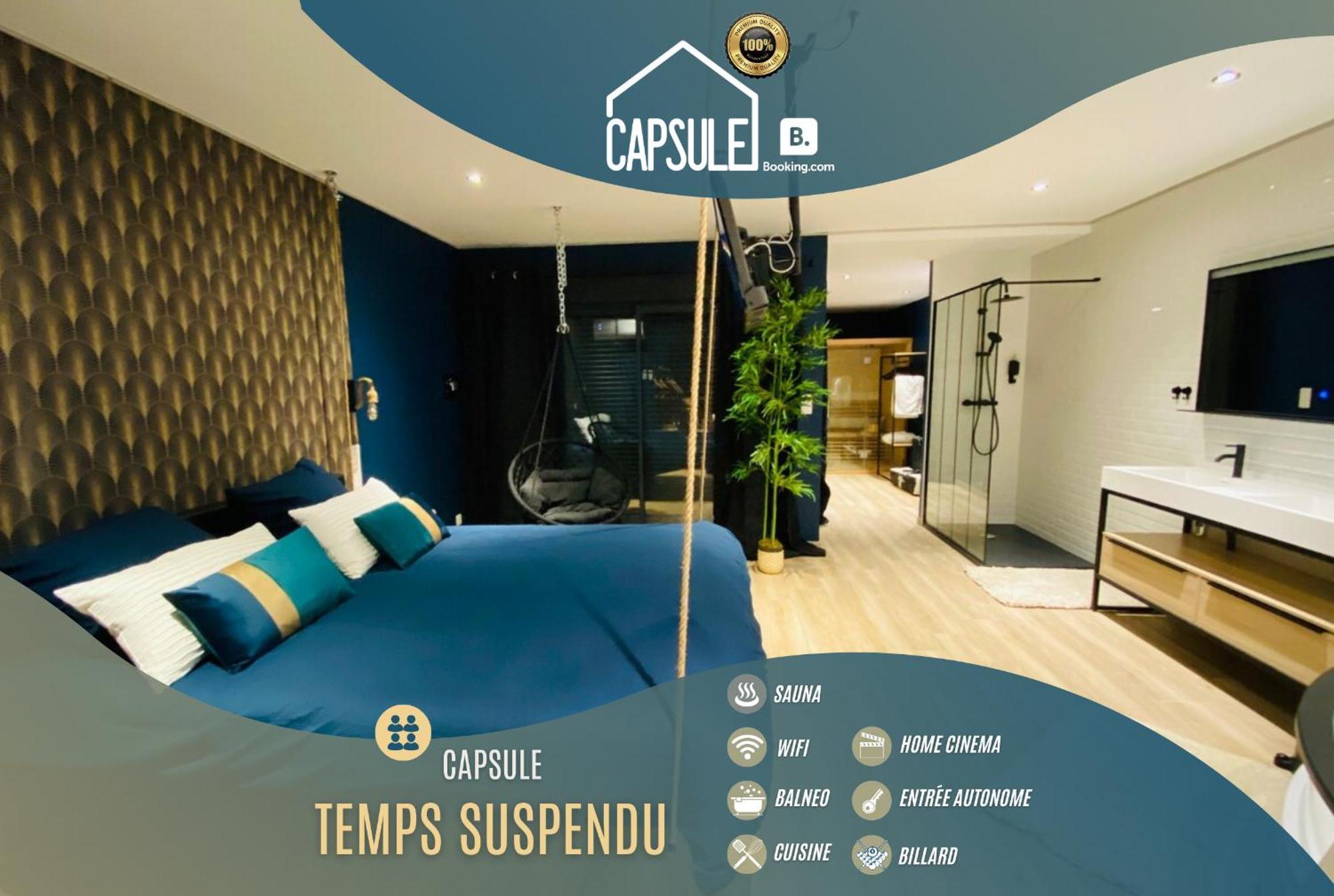 Capsule Temps Suspendu - Balneo, Home Cinema & Billard Valenciennes Kültér fotó
